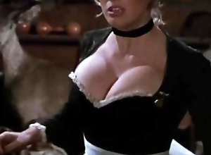 Classy milf maid is getting ready to fuck some gentlemen